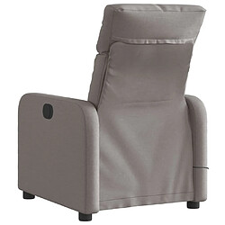 Acheter Maison Chic Fauteuil Relax pour salon, Fauteuil de massage inclinable électrique Taupe Tissu -GKD93919