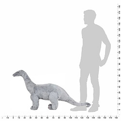 Avis vidaXL Jouet en peluche Dinosaure Brachiosaurus Gris XXL