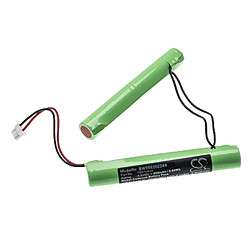 vhbw Batterie remplacement pour BAES TD512433 pour éclairage d'issue de secours (800mAh, 4,8V, NiCd)