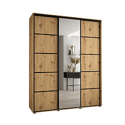 Abiks Meble Armoire DAVOS 5 À Portes Coulissantes 235,2/200/60 3 Portes