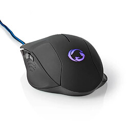 NC Souris gamer ergonomique optique 6 boutons filaire USB avec éclairage