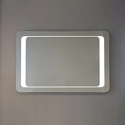 Kiamami Valentina MIROIR AVEC SABLAGE FRONTAL RÉTRO-ÉCLAIRÉ AVEC LED 90X60 CM