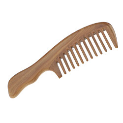 Acheter Portable Peigne à Cheveux en Bois Santal Antistatique Massage Brosse à Cheveux à Dents Larges pour Hommes et Femmes