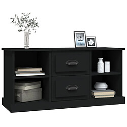 Acheter Maison Chic Meuble TV scandinave - Banc TV pour salon noir 99,5x35,5x48 cm bois d'ingénierie -MN51993