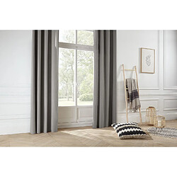 Atmosphera, Createur D'Interieur Rideau Panama - 140 x 260 cm - Gris