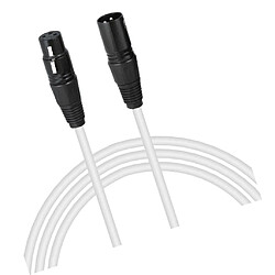 Acheter Câble De Microphone XLR à 3 Broches Mâle à Un Câble De Raccordement Femelle - PINS 10M Argent