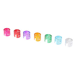 Avis Paquet de 100pcs Perles de Cheveux Tresse Réglables Réutilisables Barrettes Magiques pour Coiffure Diy - Coloré