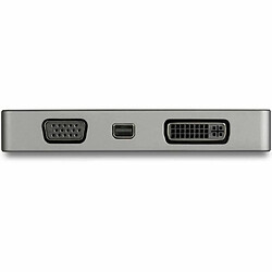 Acheter StarTech.com Adaptateur multiport AV numérique USB-C - VGA / DVI / HDMI / mDP - PD 95 W - Câble intégré - Gris sidéral (CDPVDHMDPDP)