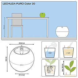 PURO Color 20 - kit complet, gris ardoise Ø 20 x 16