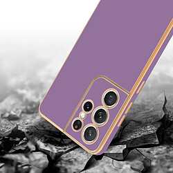 Cadorabo Coque Samsung Galaxy S21 ULTRA Etui en Lilas pas cher