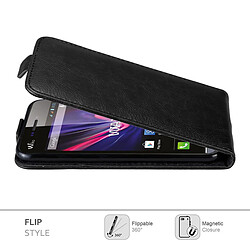 Cadorabo Coque WIKO WAX Etui en Noir