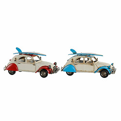 Figurine Décorative DKD Home Decor Métal Voiture (2 pcs) (27 x 11 x 13 cm)