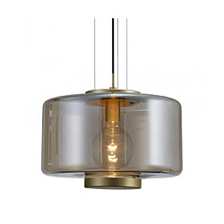 Acheter Luminaire Center Suspension Jarras Doré Mat 1 ampoule 49cm