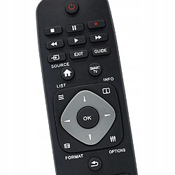 GUPBOO Télécommande Universelle de Rechange pour téléviseur intelligent PHILIPS KF309-007 1352022402 32PFL425