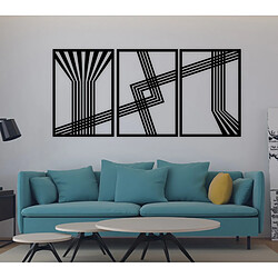 EPIKASA Décoration Murale en Métal Lignes 9