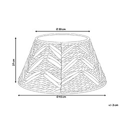 Avis Beliani Jupe de sapin de Noël SAPIN Naturel Fibre de jacinthe d'eau