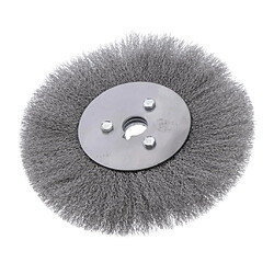 Meule abrasive en acier inoxydable pour fils 5, taille 150 x 16 mm (diamètre du fil de 0,15 mm)