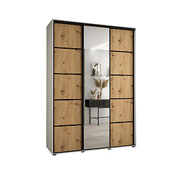 Abiks Meble Armoire DAVOS 5 À Portes Coulissantes 235,2/180/45 3 Portes