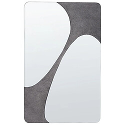 Beliani Miroir ORMES 110 cm Gris