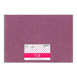 TOGA Flex thermocollant à paillettes - Rose - 30 x 21 cm