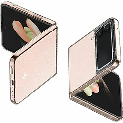 Spigen Sgp Spigen Air Skin Coque Compatible avec Samsung Galaxy Flip 4 5G - Glitter Crystal Quartz