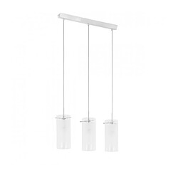 Avis Luminaire Center Suspension moderne Blend Chrome 3 ampoules