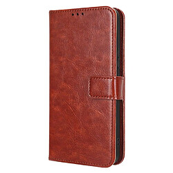 Avis Htdmobiles Housse pour Nokia C12 / C12 Pro / C12 Plus - etui coque pochette portefeuille + verre trempe - MARRON