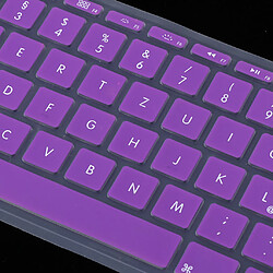 Avis Couverture de film de clavier phonétique allemande pour Macbook européen 11 pouces violet