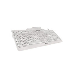 Clavier avec lecteur Cherry JK-A0100ES-0 Blanc