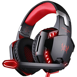 Casque de jeu KOTION EACH G2000 avec microphone PC Gamer 3,5 mm casque stéréo antibruit sur l'oreille oreillettes pour ordinateur 320