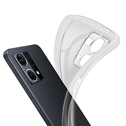 Avizar Coque Oppo Reno 7 Silicone Gel Flexible Fine et Légère Transparent pas cher