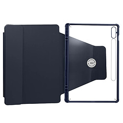 Avizar Housse pour Samsung Galaxy Tab S9 FE Plus Support Rotatif 360° Bleu Nuit