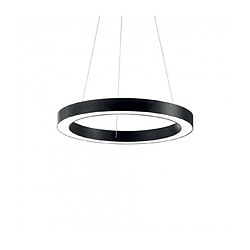 Ideal Lux Suspension LED intégré Oracle Aluminium Noir 1 ampoule 19,5cm