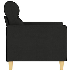 Acheter Maison Chic Fauteuil relax,Chaise pour salon Noir 60 cm Tissu -MN12593