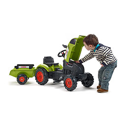 Falk / Falquet Tracteur enfant Claas Arion 410 avec remorque 2 à 5 ans - Falk pas cher