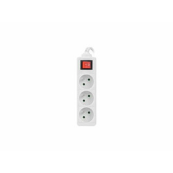 Avis Lanberg Power strip 1.5m, white, 3 sockets, with switch, cle made of solid copper