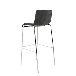 Acheter Non Tabouret de bar Hoover tissu 4 pieds structure chrome