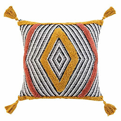 Paris Prix Coussin Déco Imprimé Teranga 40x40cm Terracotta