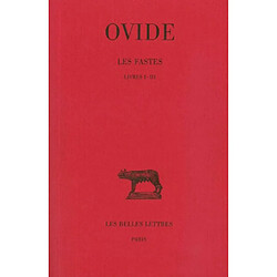 Les fastes. Vol. 1. Livres I-III