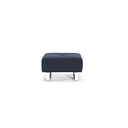 Inside 75 INNOVATION LIVING Pouf design CASSIUS DELUXE EXCESS 65*65 cm tissu Mixed Dance Blue