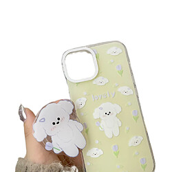 General Coque pour téléphone portable, adaptée pour iPhone 11 Coque pour téléphone portable, coque fine pour iPhone, motif créatif pour chiot, coque pour téléphone portable avec support, antidérapante et antichoc.