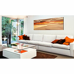 Paris Prix Tableau Imprimé Beach : Beatiful Sunset 40 x 120 cm