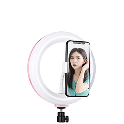 Yonis Ring Light LED RGB Selfie Vidéo Rose