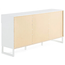 Bestmobilier Sofia - buffet bas - blanc mat - 165 cm pas cher