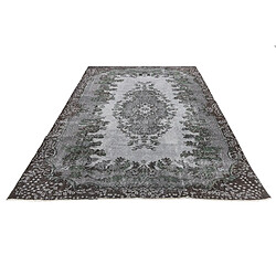 Avis Vidal Tapis de laine 290x183 brun Ultra Vintage