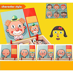 Universal Puzzle magnétique en bois Jouets pour enfants Raybu Tableau à dessiner Apprentissage Jouets en bois Cadeaux | Puzzle