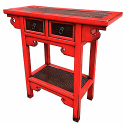 Console Alexandra House Living Rouge Bois 35 x 80 x 85 cm