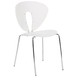 Acheter Beliani Chaise de salle à manger Set de 2 Blanc TRACY