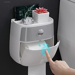 Acheter Universal Porte-papier toilette Support mural pour boîtes à mouchoirs avec étagères Tiroirs pour mouchoirs Rouleaux de rangement Organisateur Toilette |