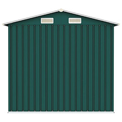 Acheter vidaXL Abri de jardin Vert 205x129x183 cm Acier galvanisé